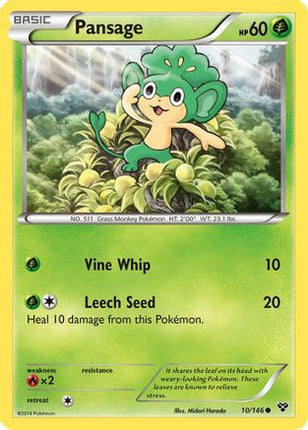 Pansage - 10/106 [XY Base Set]