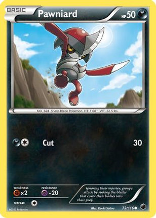 Pawniard (72) - 72/106 [Plasma Freeze] Reverse Holofoil