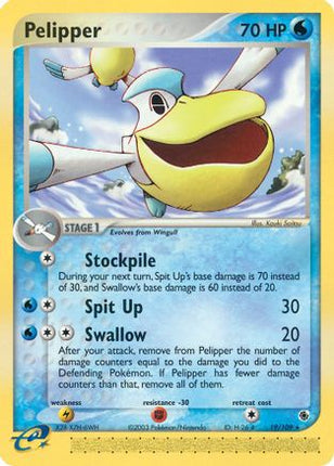 Pelipper - 19/109 [Ruby and Sapphire] Reverse Holofoil