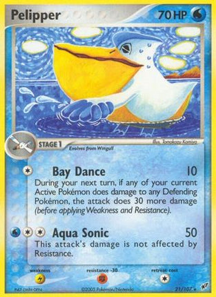 Pelipper - 21/107 [Deoxys] Reverse Holofoil