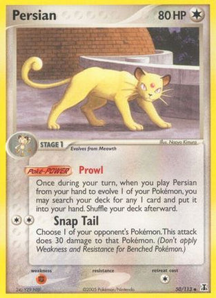 Persian - 50/null [Delta Species] Reverse Holofoil