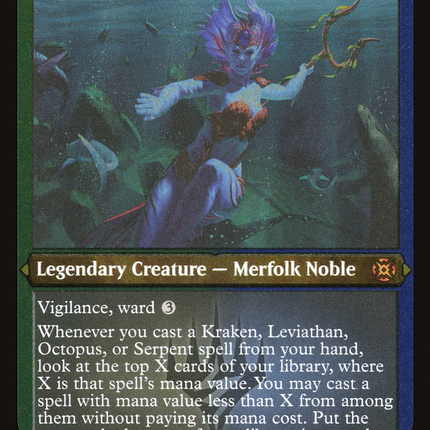 Kiora, Sovereign of the Deep [March of the Machine: The Aftermath] Etched Foil