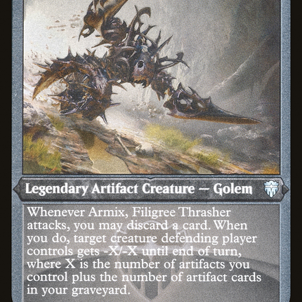 Armix, Filigree Thrasher [Commander Legends] Etched Foil