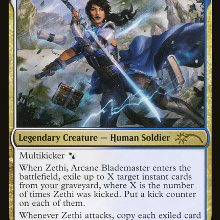 Zethi, Arcane Blademaster [Universes Within]