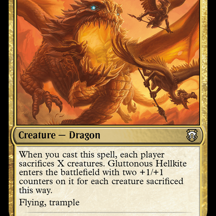 Gluttonous Hellkite [Modern Horizons 3 Commander]