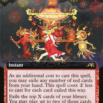 March of Reckless Joy (Extended Art) [Kamigawa: Neon Dynasty]