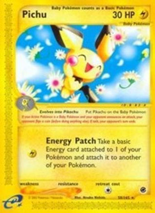 Pichu (58) - 58/165 [Expedition] Reverse Holofoil