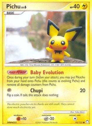 Pichu - 93/123 [Mysterious Treasures] Reverse Holofoil