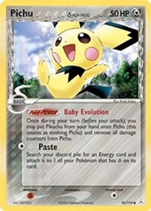 Pichu (Delta Species) - 76/110 [Holon Phantoms] Reverse Holofoil