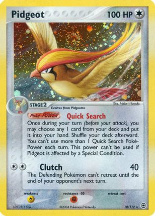 Pidgeot - 10/112 [FireRed & LeafGreen] Holofoil