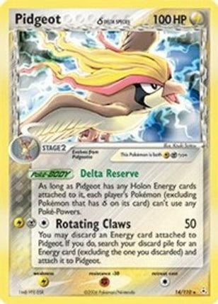 Pidgeot (Delta Species) - 14/110 [Holon Phantoms] Reverse Holofoil