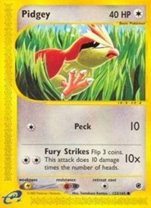 Pidgey - 123/165 [Expedition] Reverse Holofoil