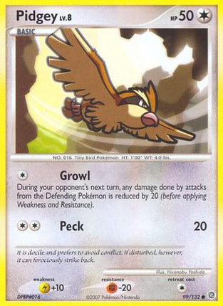 Pidgey - 99/132 [Secret Wonders] Reverse Holofoil