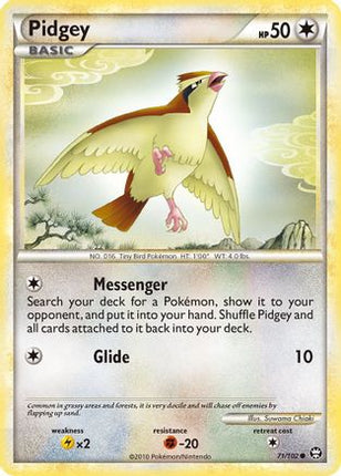 Pidgey - 71/106 [Triumphant]