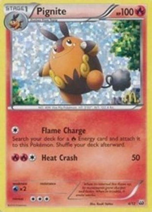 Pignite 4/12 - McDonalds Promos 2012 Holofoil