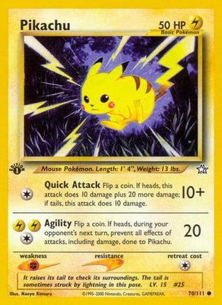 Pikachu - 70/111 [Neo Genesis] 1st Edition