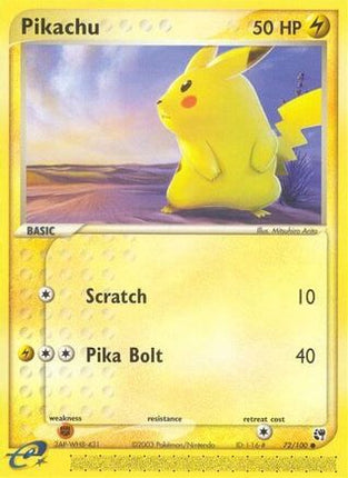 Pikachu - 72/109 [Sandstorm] Reverse Holofoil