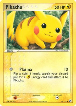 Pikachu - 74/112 [FireRed & LeafGreen] Reverse Holofoil