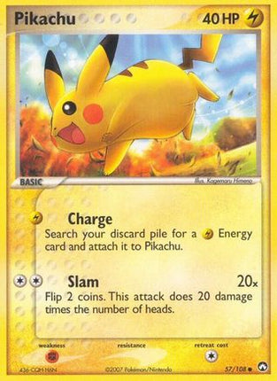 Pikachu - 57/108 [Power Keepers] Reverse Holofoil