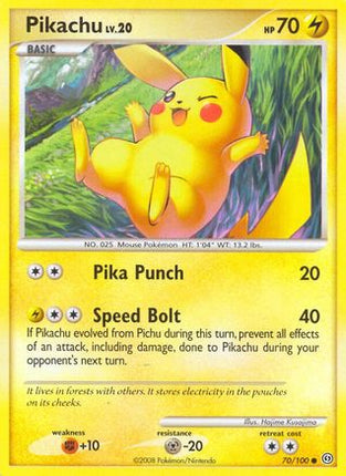 Pikachu - 70/106 [Stormfront] Reverse Holofoil