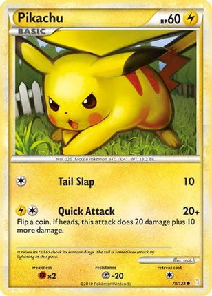 Pikachu - 78/106 [HeartGold SoulSilver]