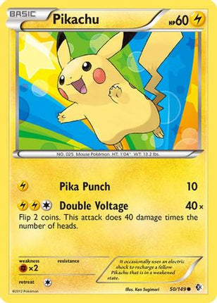 Pikachu - 50/149 [Boundaries Crossed] Reverse Holofoil