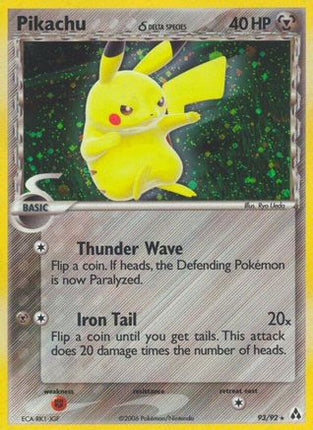 Pikachu (Delta Species) - 93/null [Legend Maker] Holofoil