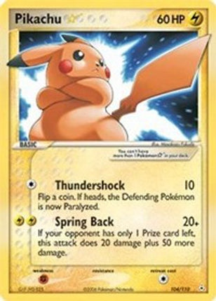 Pikachu Star - 104/null [Holon Phantoms] Holofoil