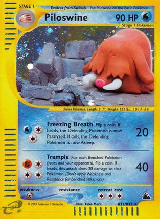 Piloswine (H22) - H22/144 [Skyridge] Holofoil