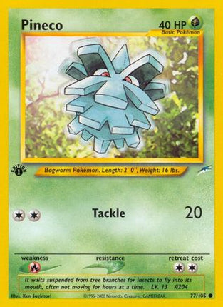 Pineco - 77/105 [Neo Destiny] 1st Edition