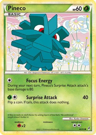 Pineco - 68/95 [Call of Legends] Reverse Holofoil