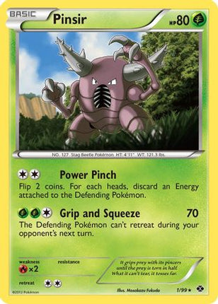 Pinsir - 1/99 [Next Destinies] Reverse Holofoil