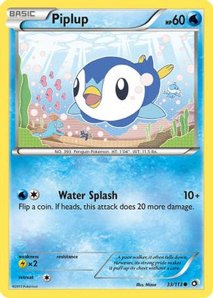 Piplup - 33/106 [Legendary Treasures] Reverse Holofoil