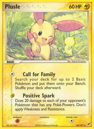 Plusle - 44/107 [Deoxys] Reverse Holofoil