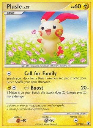 Plusle - 28/106 [Majestic Dawn] Reverse Holofoil