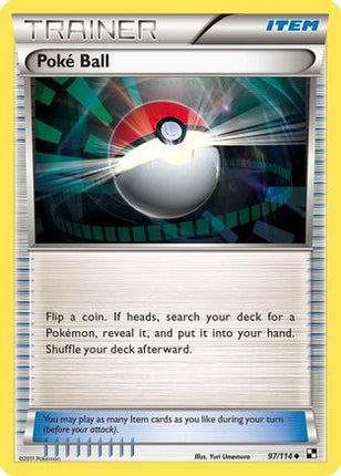 Poke Ball - 97/114 [Black and White]