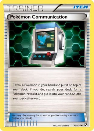 Pokemon Communication - 99/114 [Black and White]