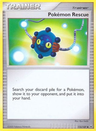 Pokemon Rescue - 115/106 [Platinum] Reverse Holofoil