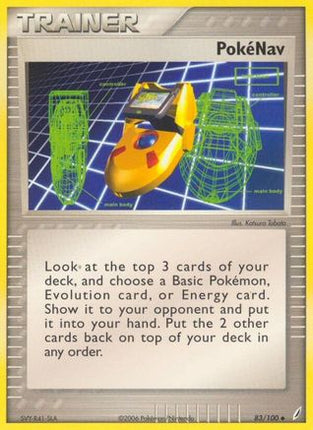 Pokenav - 83/100 [Crystal Guardians] Reverse Holofoil