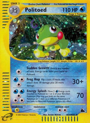 Politoed (H23) - H23/144 [Skyridge] Holofoil