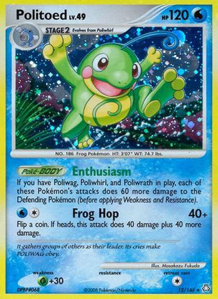 Politoed - 12/106 [Legends Awakened] Reverse Holofoil