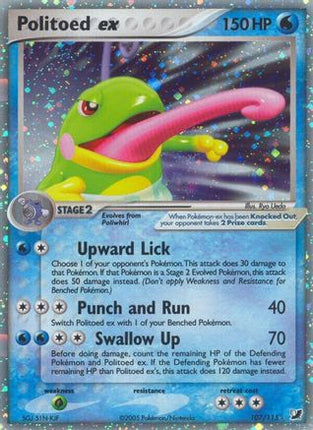 Politoed ex - 107/115 [Unseen Forces] Holofoil