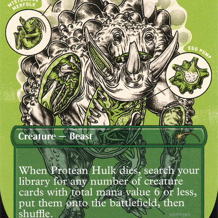 Protean Hulk (Borderless) [Secret Lair Drop]