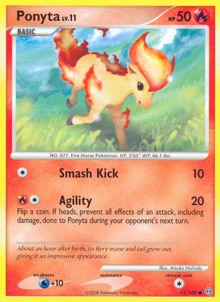 Ponyta - 71/106 [Stormfront] Reverse Holofoil