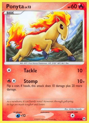 Ponyta (72) - 72/106 [Arceus] Reverse Holofoil