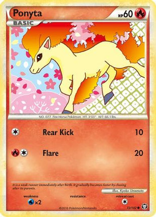 Ponyta - 72/106 [Triumphant]