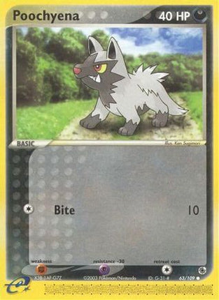 Poochyena - 63/109 [Ruby and Sapphire] Reverse Holofoil
