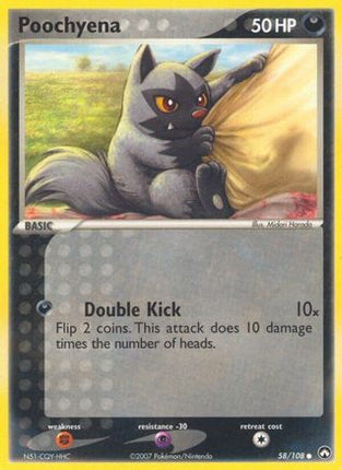 Poochyena - 58/108 [Power Keepers] Reverse Holofoil