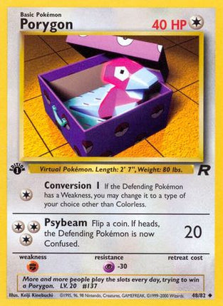 Porygon - 48/82 [Team Rocket] Unlimited