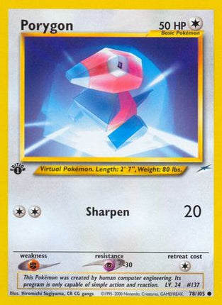 Porygon - 78/105 [Neo Destiny] Unlimited